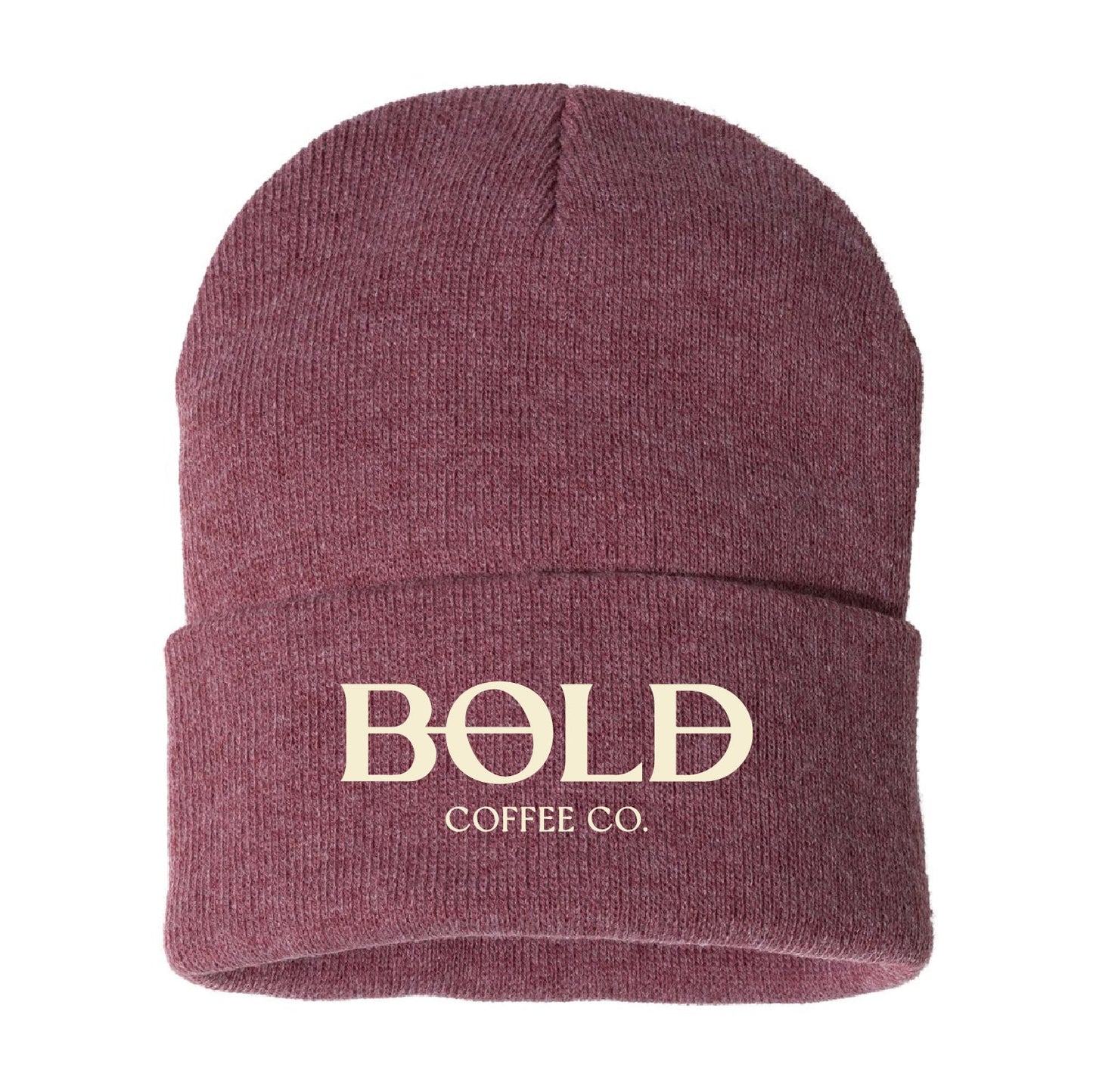 Bold Coffee Co Solid 12" Cuffed Beanie - DSP On Demand