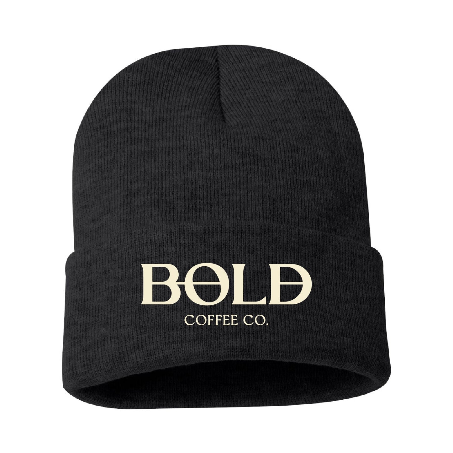 Bold Coffee Co Solid 12" Cuffed Beanie - DSP On Demand