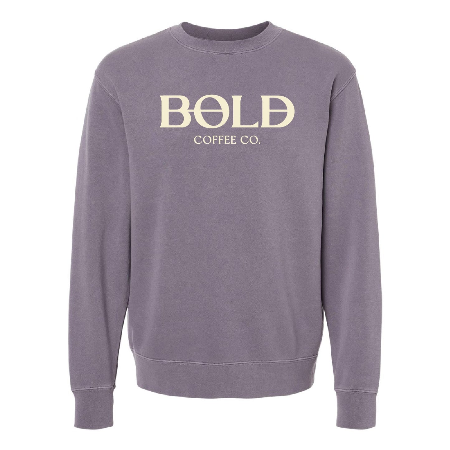 Bold Coffee Co Unisex Midweight Pigment-Dyed Crewneck Sweatshirt - DSP On Demand