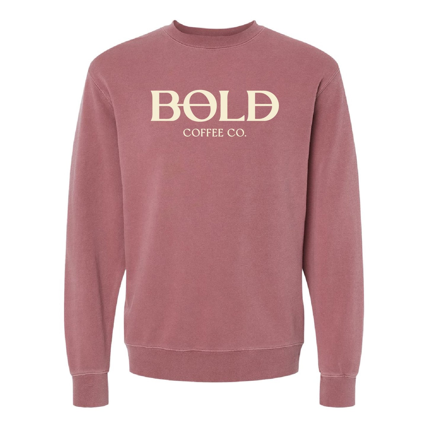 Bold Coffee Co Unisex Midweight Pigment-Dyed Crewneck Sweatshirt - DSP On Demand