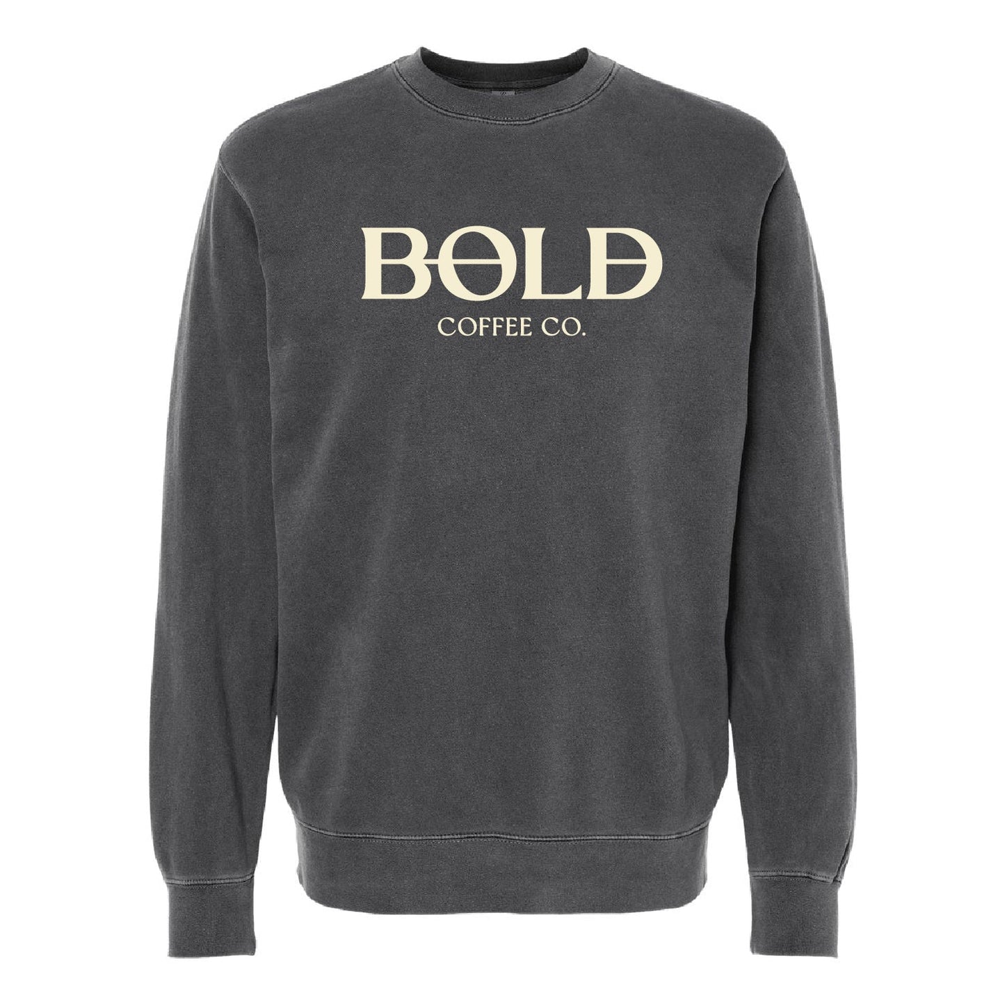 Bold Coffee Co Unisex Midweight Pigment-Dyed Crewneck Sweatshirt - DSP On Demand