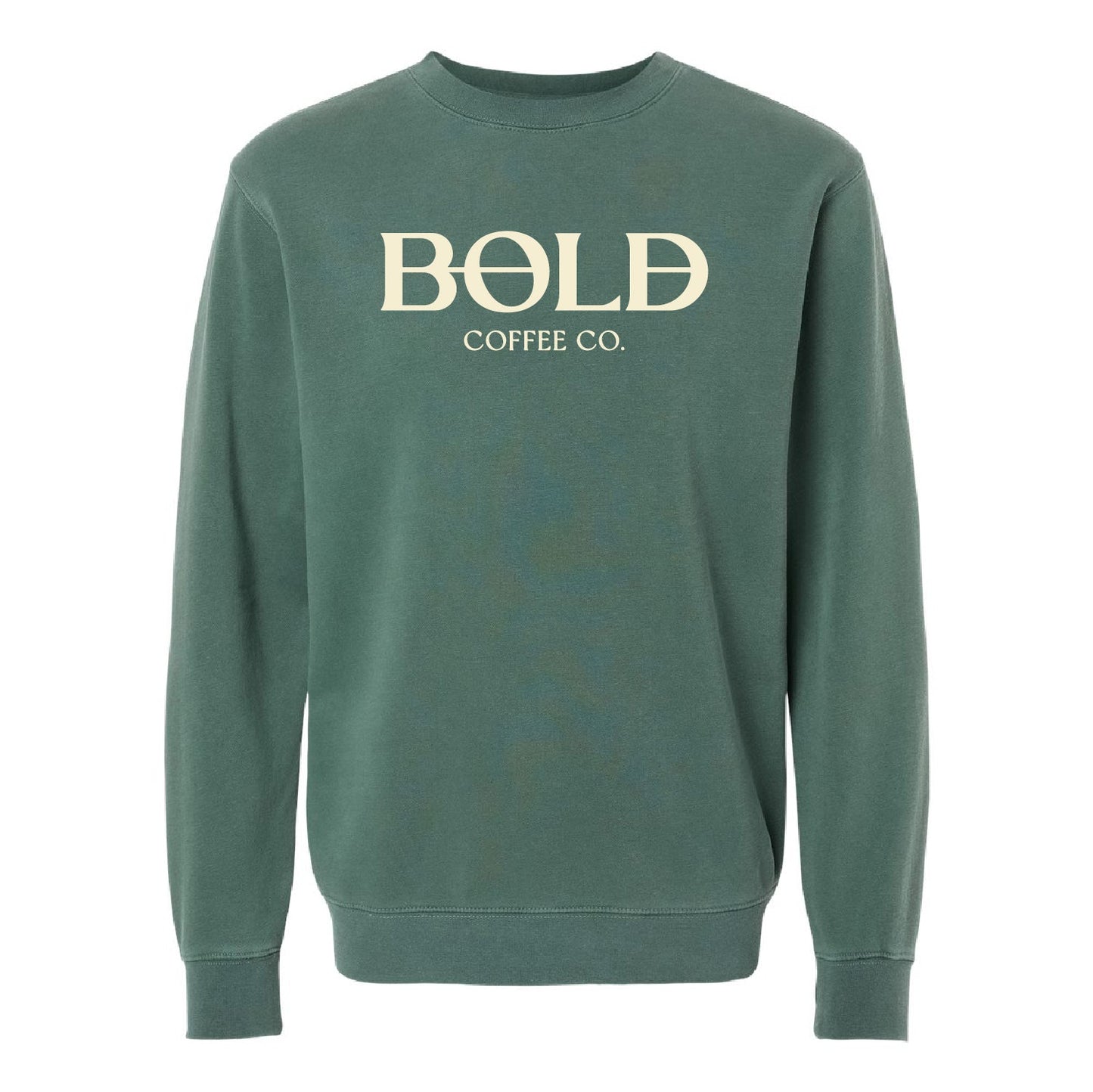 Bold Coffee Co Unisex Midweight Pigment-Dyed Crewneck Sweatshirt - DSP On Demand