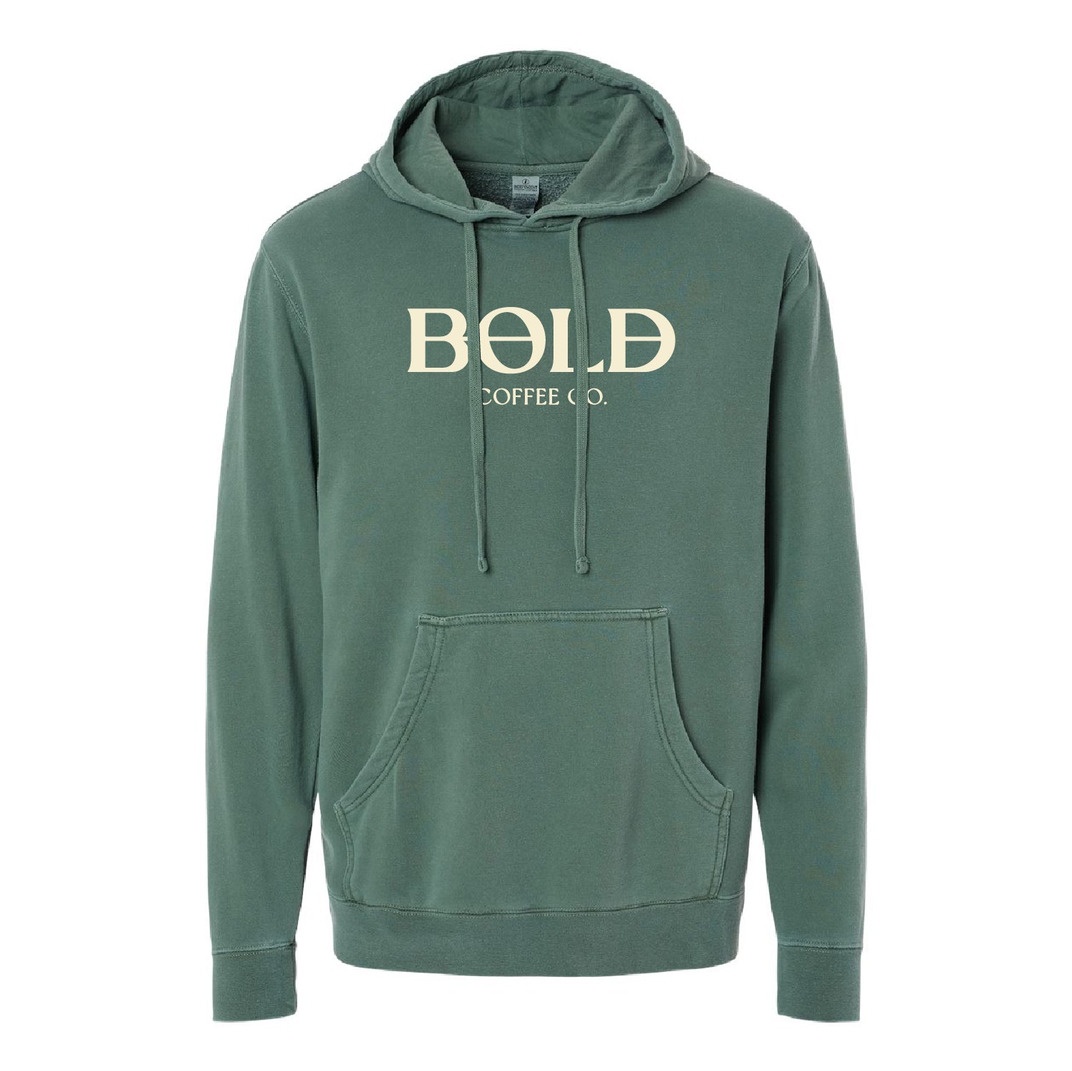 Bold Coffee Co Unisex Midweight Pigment-Dyed Hooded Sweatshirt - DSP On Demand