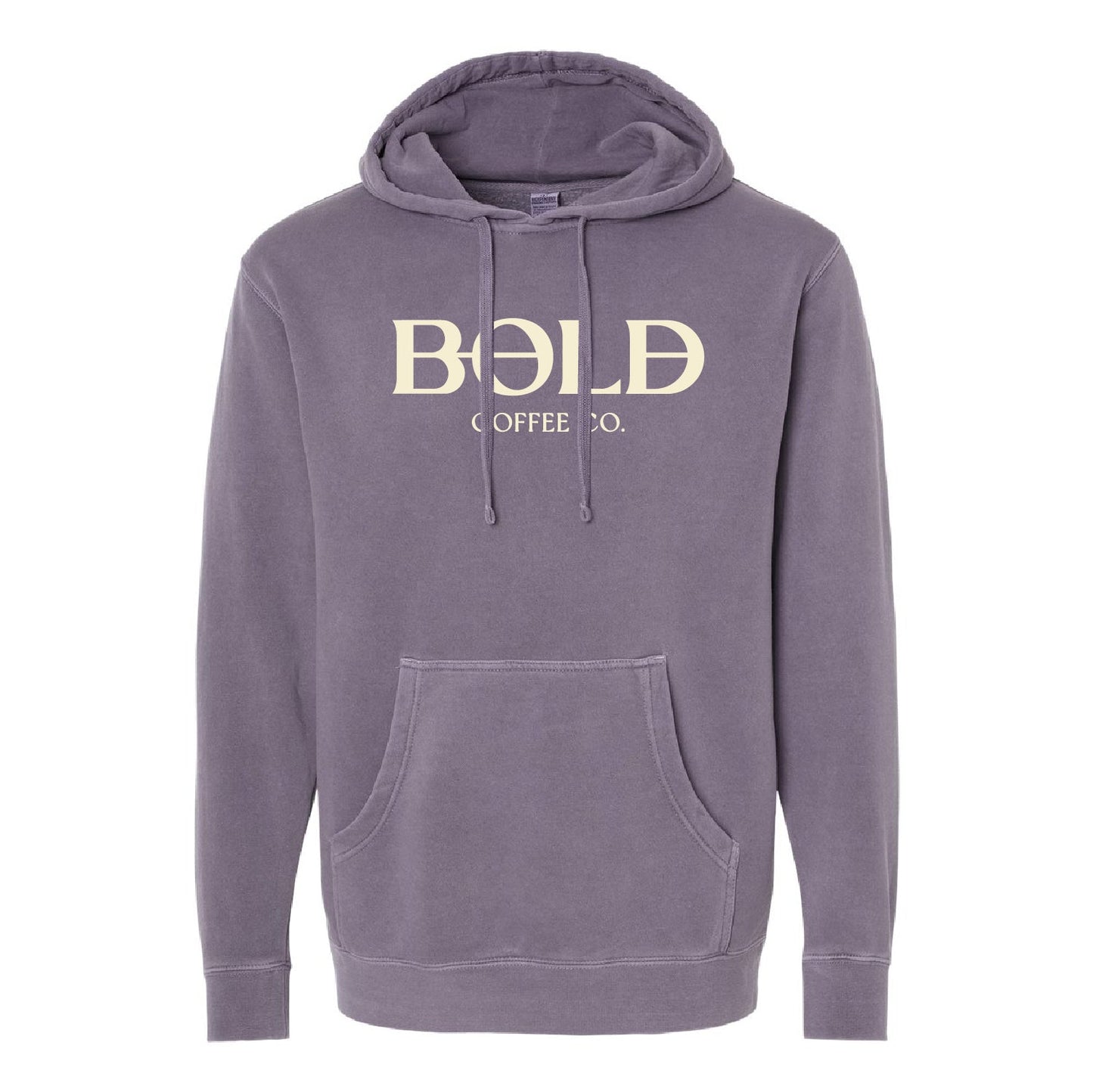 Bold Coffee Co Unisex Midweight Pigment-Dyed Hooded Sweatshirt - DSP On Demand