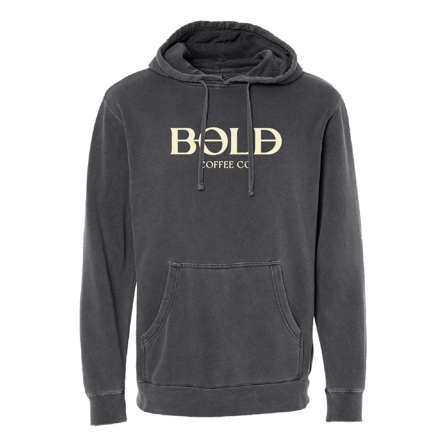 Bold Coffee Co Unisex Midweight Pigment-Dyed Hooded Sweatshirt - DSP On Demand