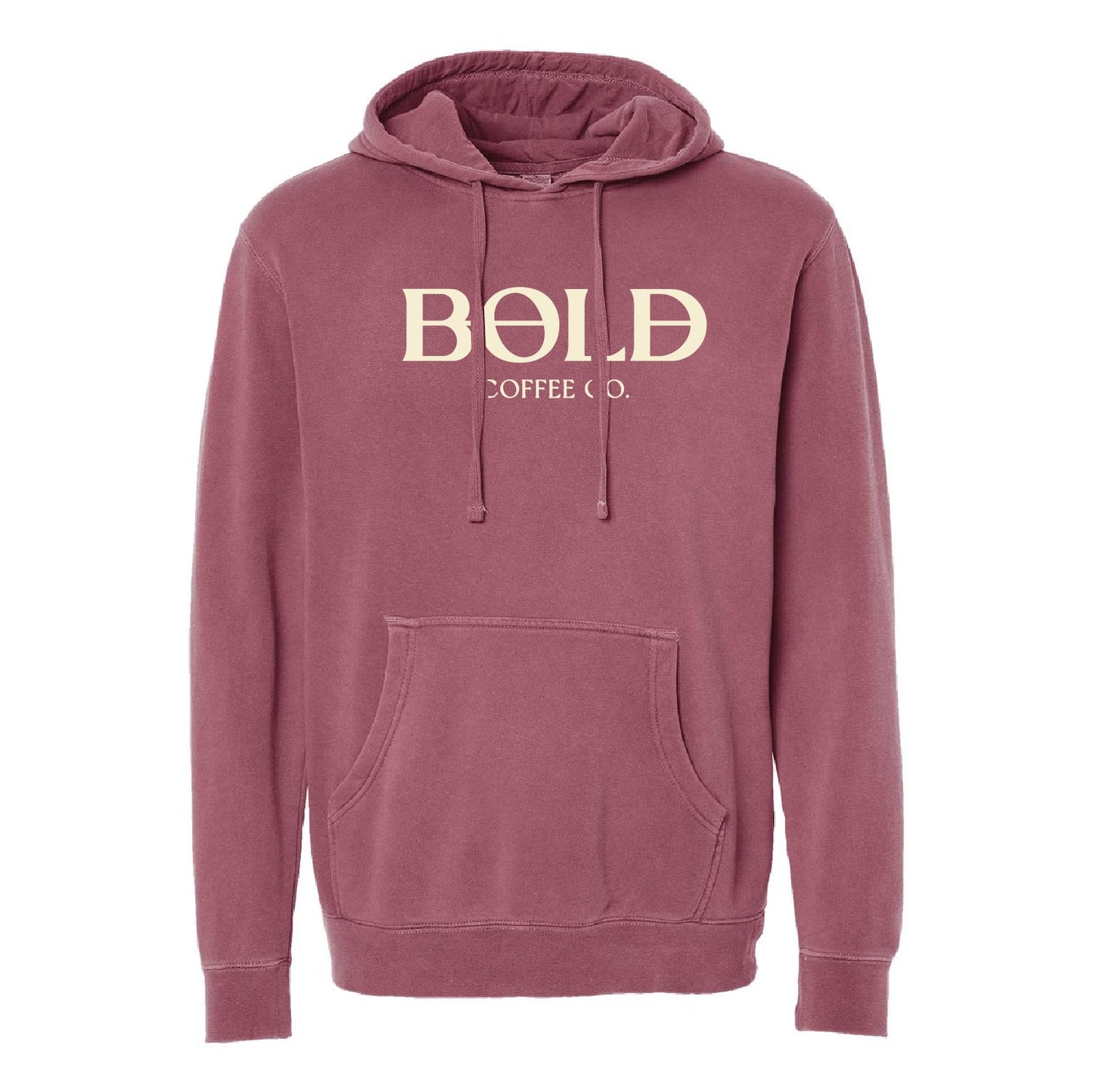 Bold Coffee Co Unisex Midweight Pigment-Dyed Hooded Sweatshirt - DSP On Demand