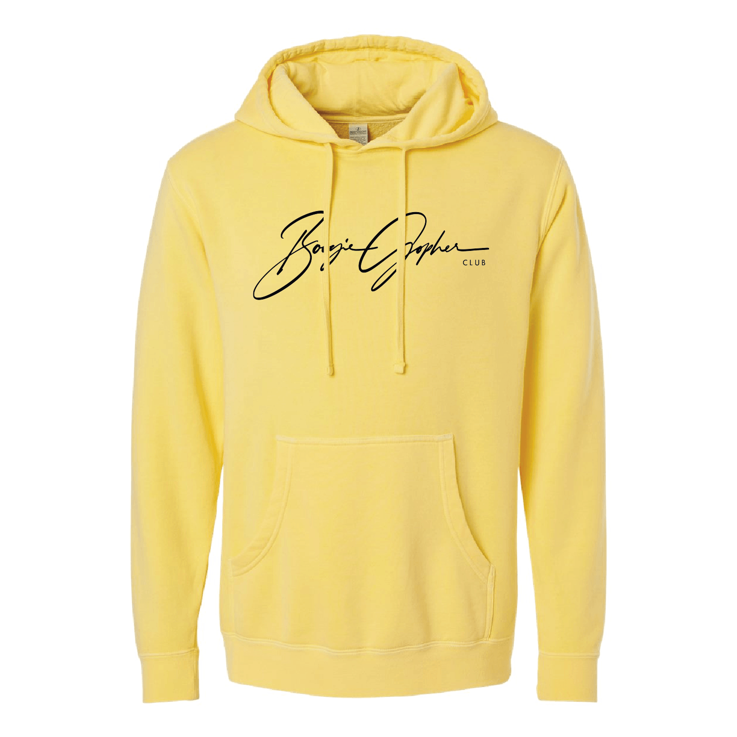 Boogie Gopher Club Unisex Midweight Pigment-Dyed Hooded Sweatshirt - DSP On Demand
