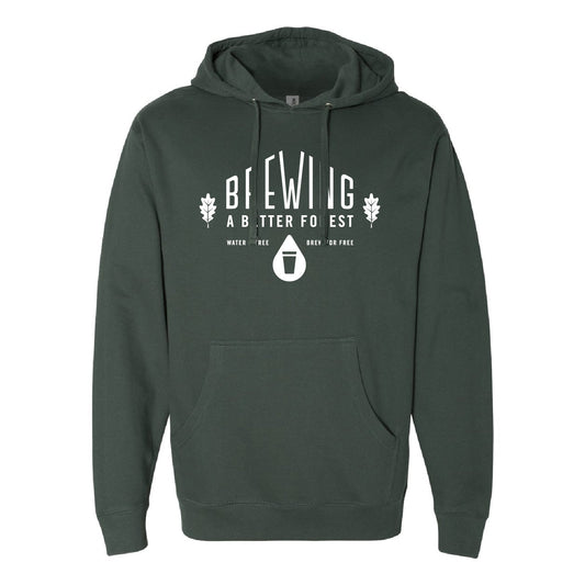 Brewing a Better Forest Unisex Midweight Hooded Sweatshirt - DSP On Demand