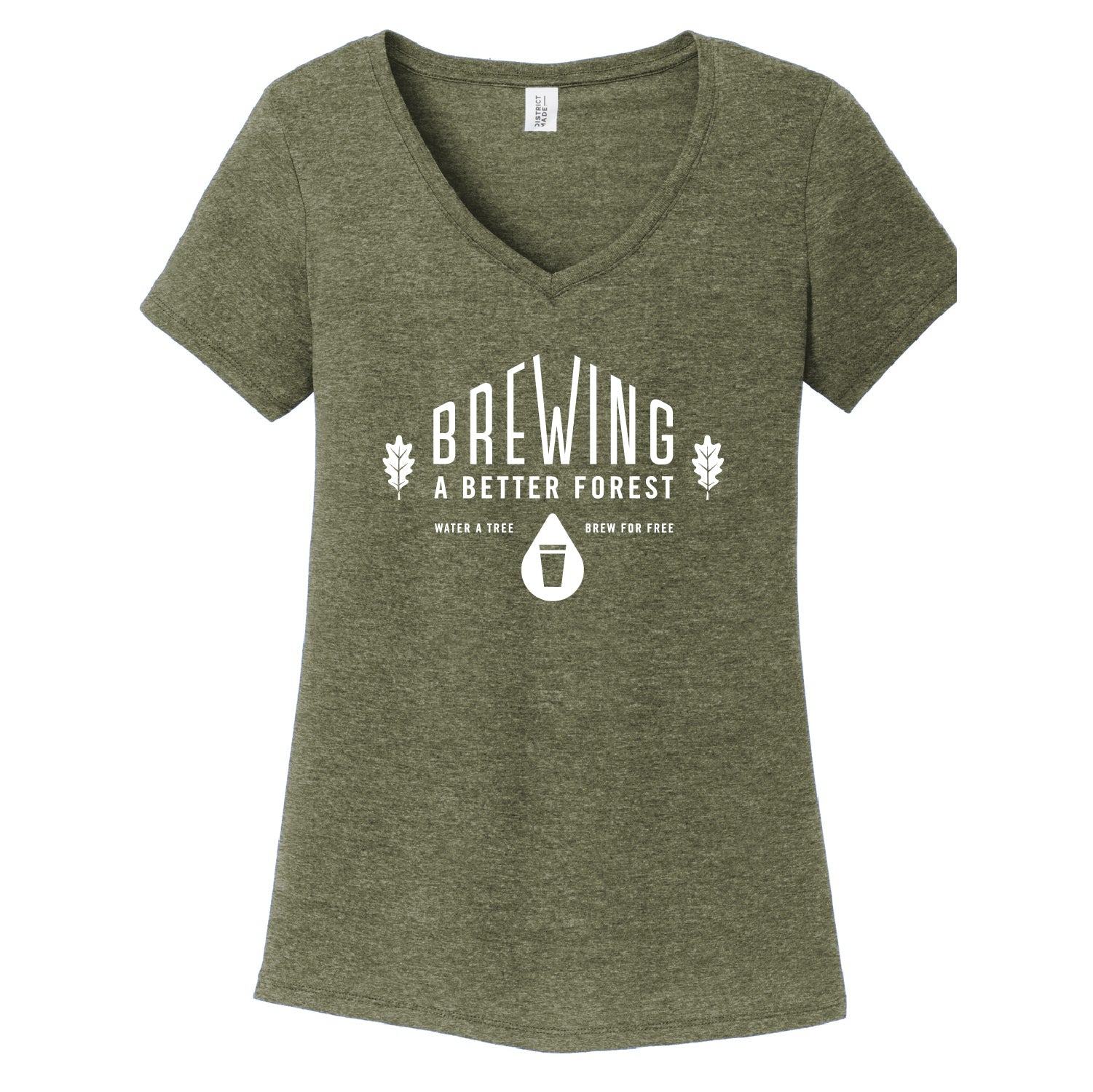 Brewing a Better Forest Women’s Perfect Tri ® V-Neck Tee - DSP On Demand