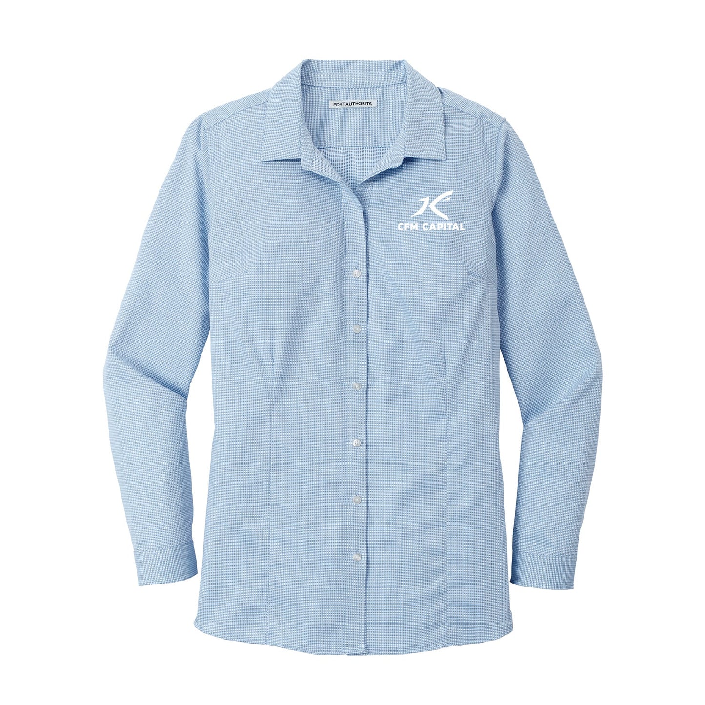 CFM 2 Ladies Pincheck Easy Care Shirt - DSP On Demand