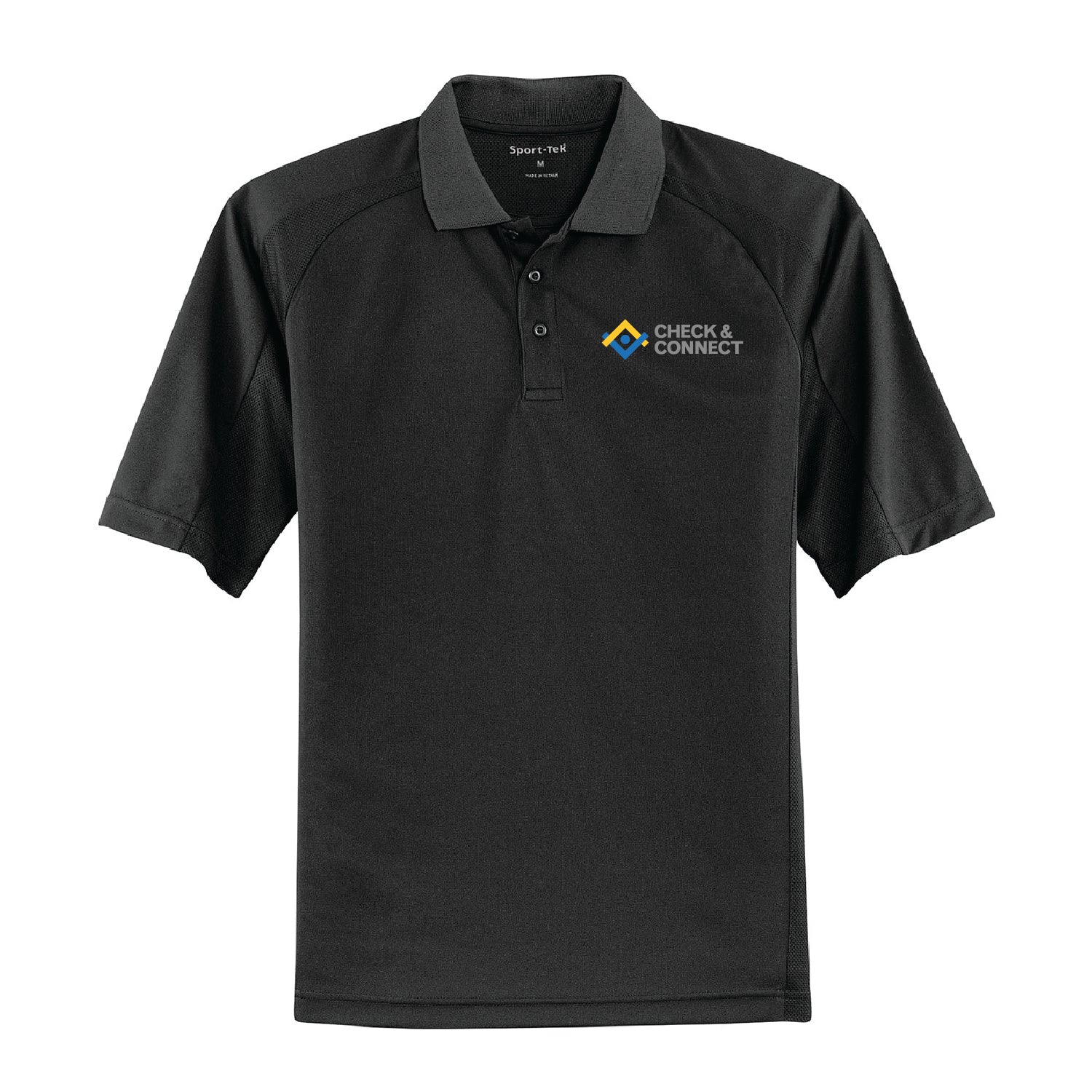 Check and Connect Unisex Dri-Mesh Polo - DSP On Demand