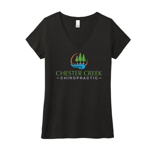 Chester Creek Chiropractic District ® Women’s Perfect Tri ® V-Neck Tee - DSP On Demand