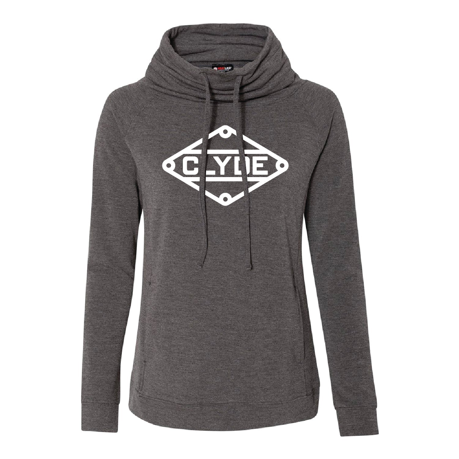 Clyde Women's Faux Cashmere Funnel Neck Sweatshirt - DSP On Demand