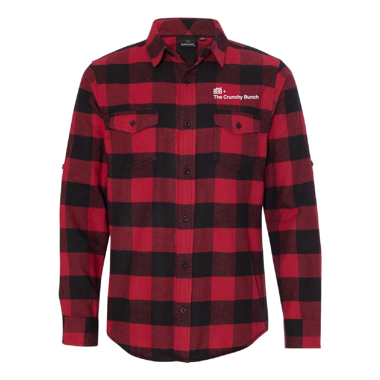 Crunchy Clothing Yarn-Dyed Long Sleeve Flannel Shirt - DSP On Demand