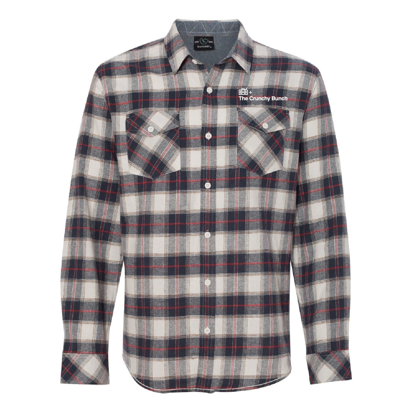 Crunchy Clothing Yarn-Dyed Long Sleeve Flannel Shirt - DSP On Demand