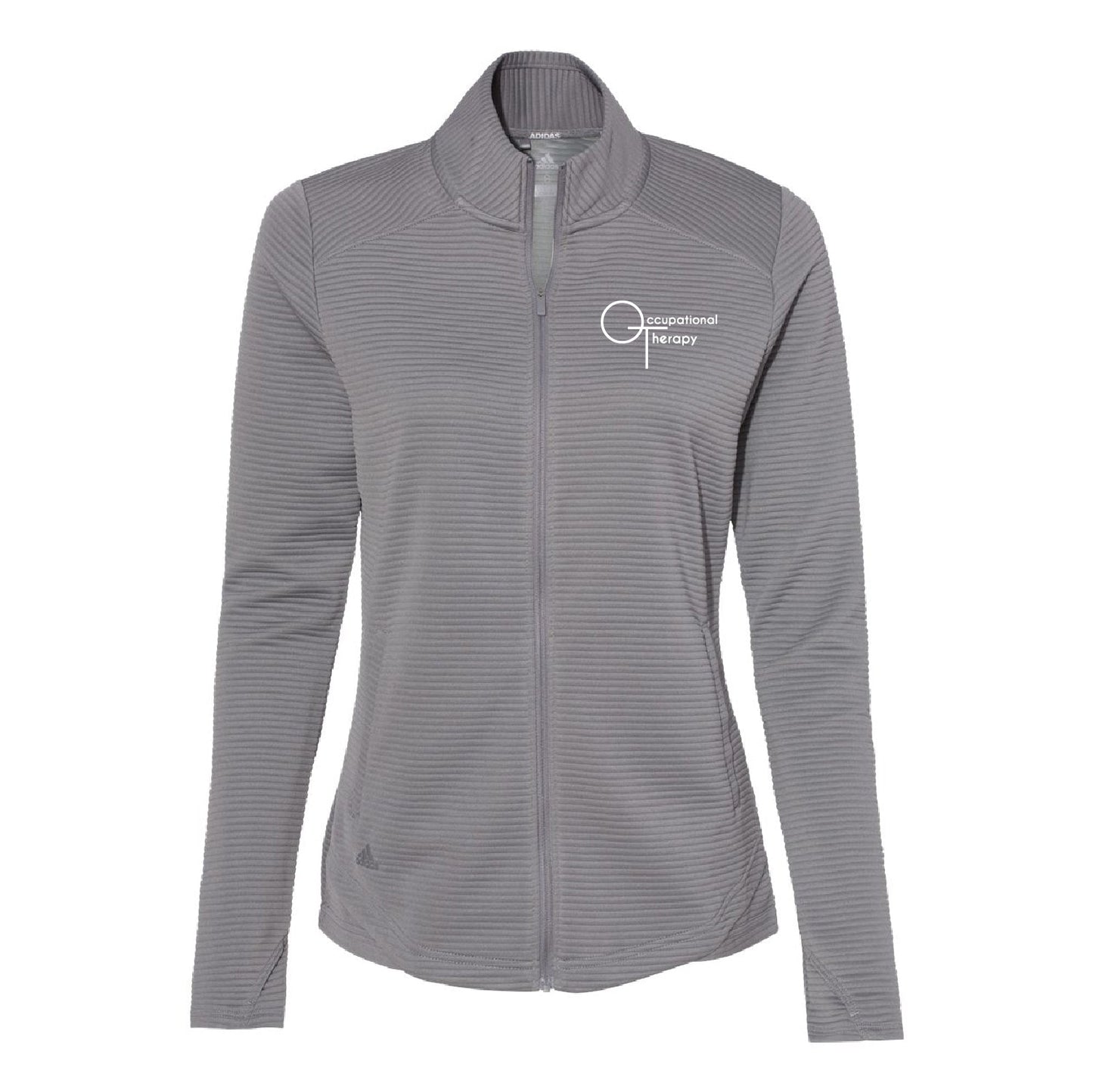 CSS OT Adidas Women's Textured Full-Zip Jacket - DSP On Demand