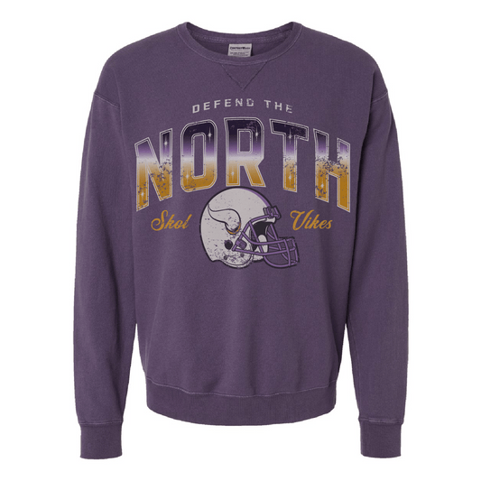 Defend The North Garment-Dyed Crewneck Sweatshirt 2 - DSP On Demand