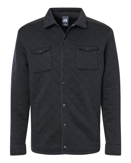 DSP BLANKS J. America - Quilted Jersey Shirt Jacket - DSP On Demand