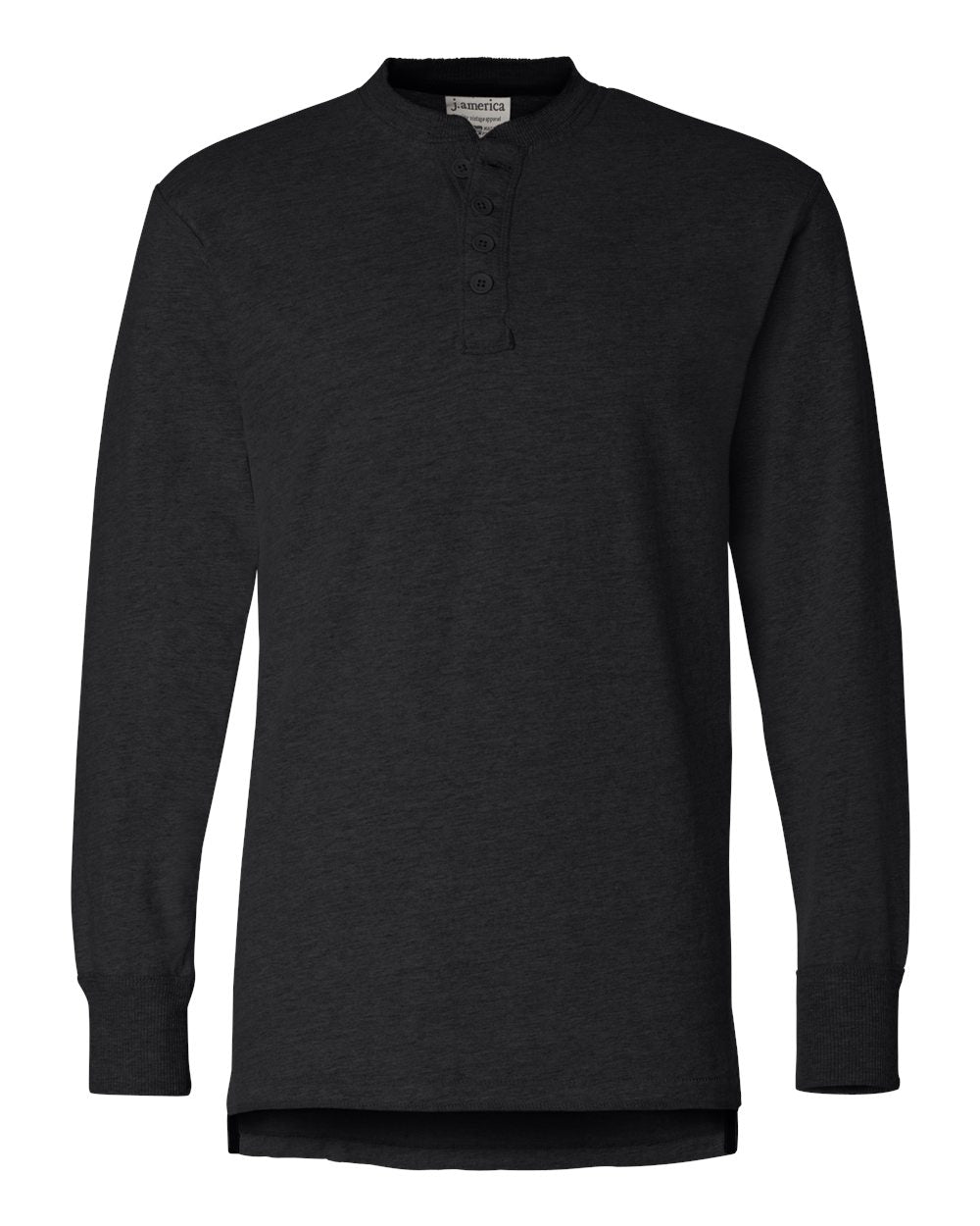 DSP BLANKS J. America - Vintage Brushed Jersey Henley - 8244 - DSP On Demand