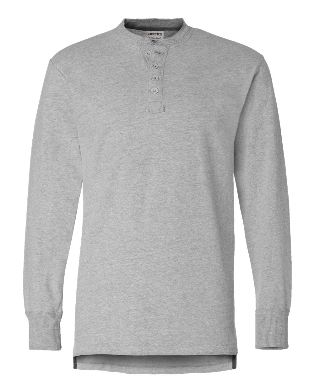 DSP BLANKS J. America - Vintage Brushed Jersey Henley - 8244 - DSP On Demand