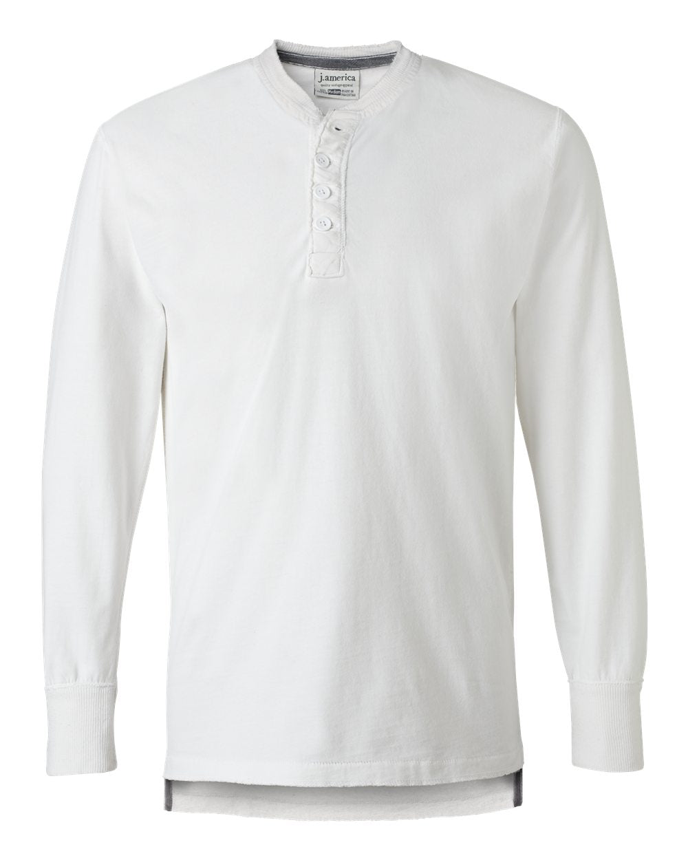 DSP BLANKS J. America - Vintage Brushed Jersey Henley - 8244 - DSP On Demand