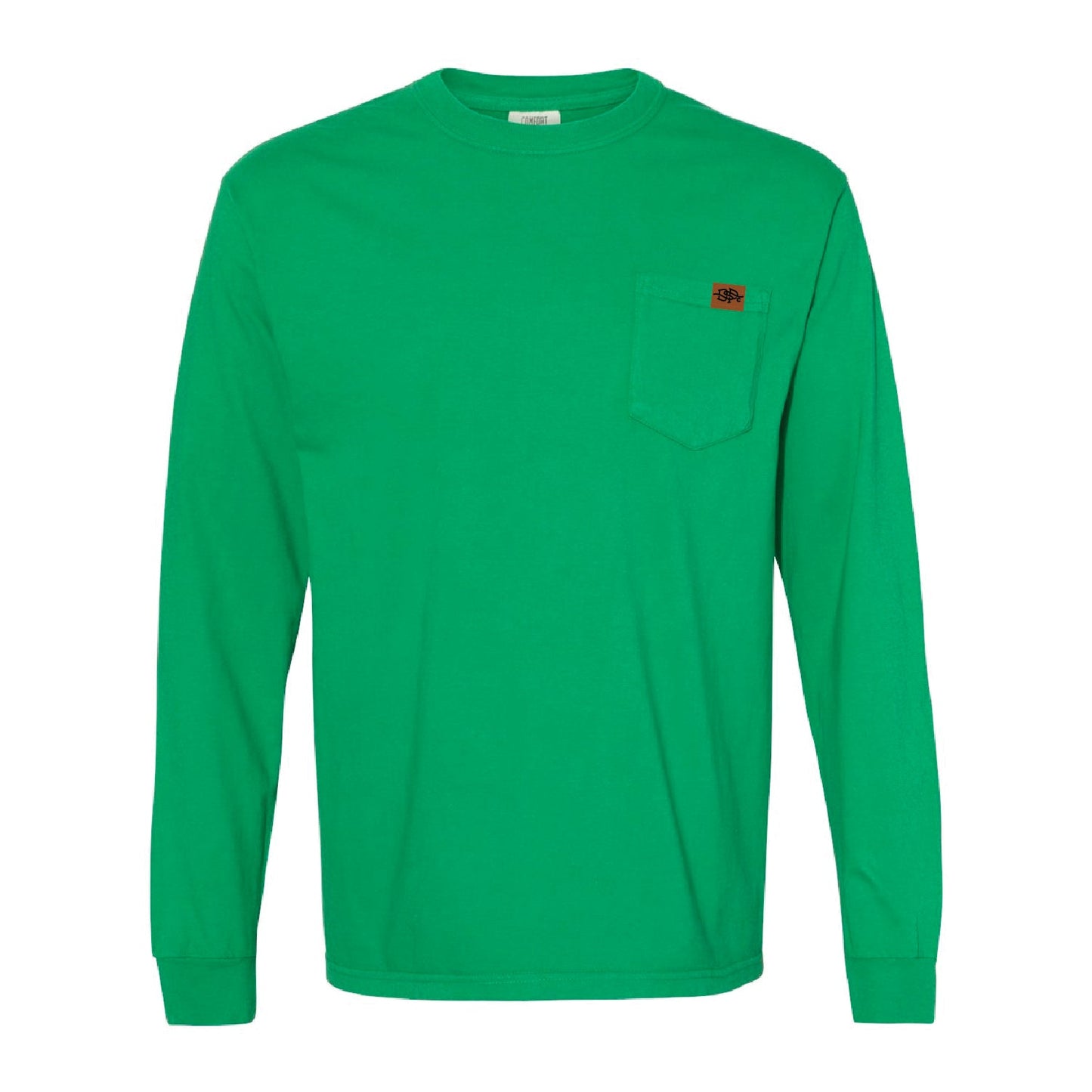 DSP Company Garment-Dyed Heavyweight Long Sleeve Pocket T-Shirt - DSP On Demand