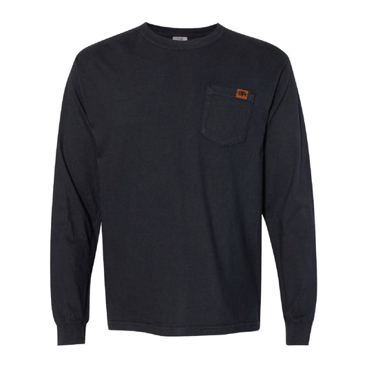 DSP Company Garment-Dyed Heavyweight Long Sleeve Pocket T-Shirt - DSP On Demand