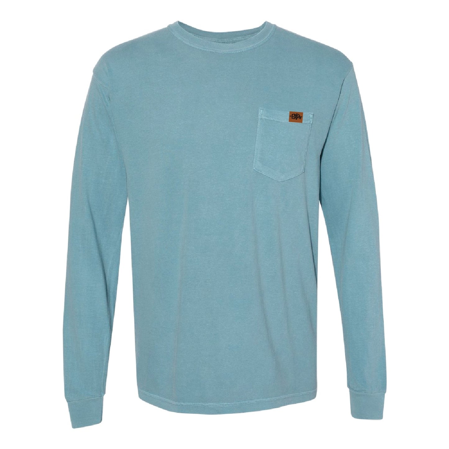 DSP Company Garment-Dyed Heavyweight Long Sleeve Pocket T-Shirt - DSP On Demand