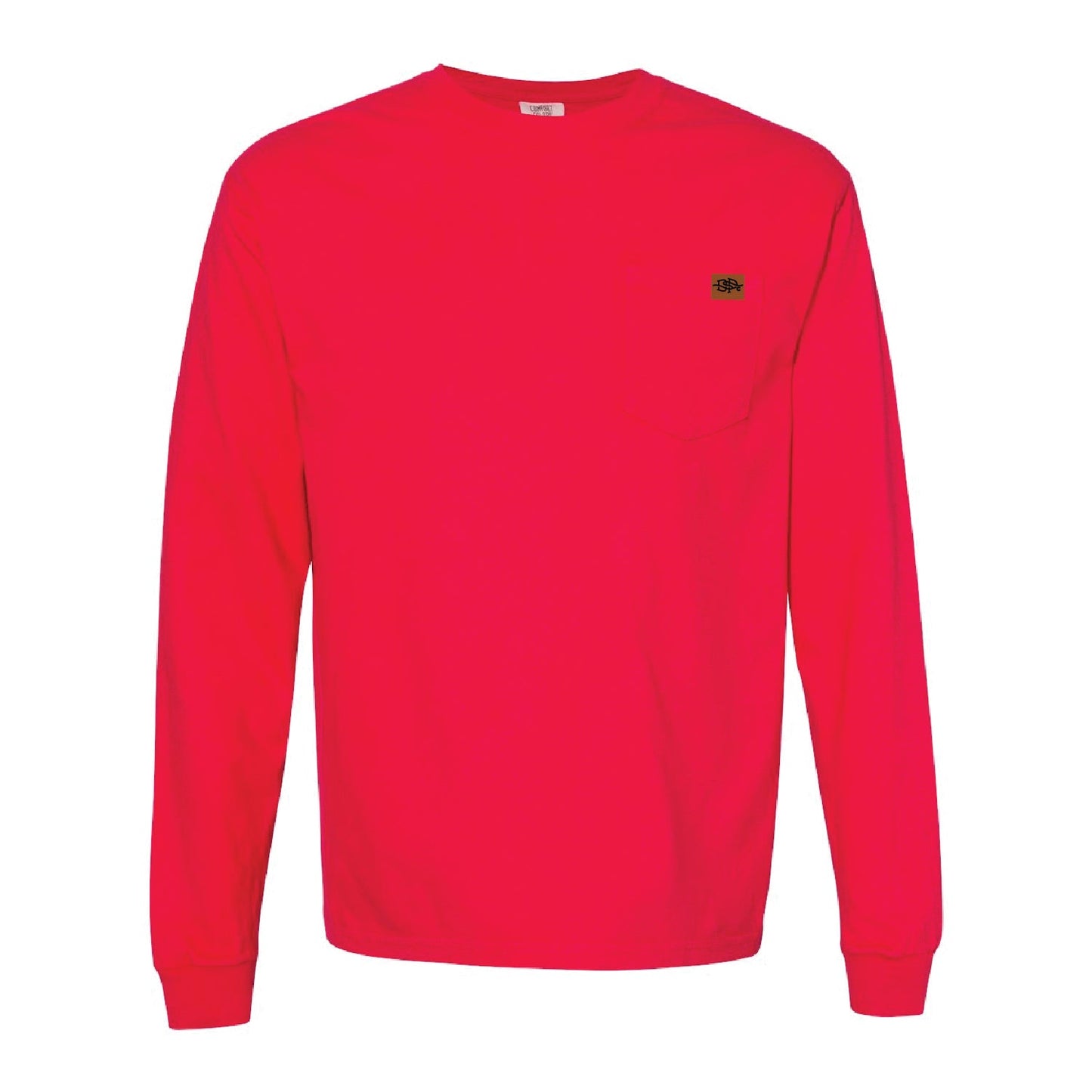 DSP Company Garment-Dyed Heavyweight Long Sleeve Pocket T-Shirt - DSP On Demand