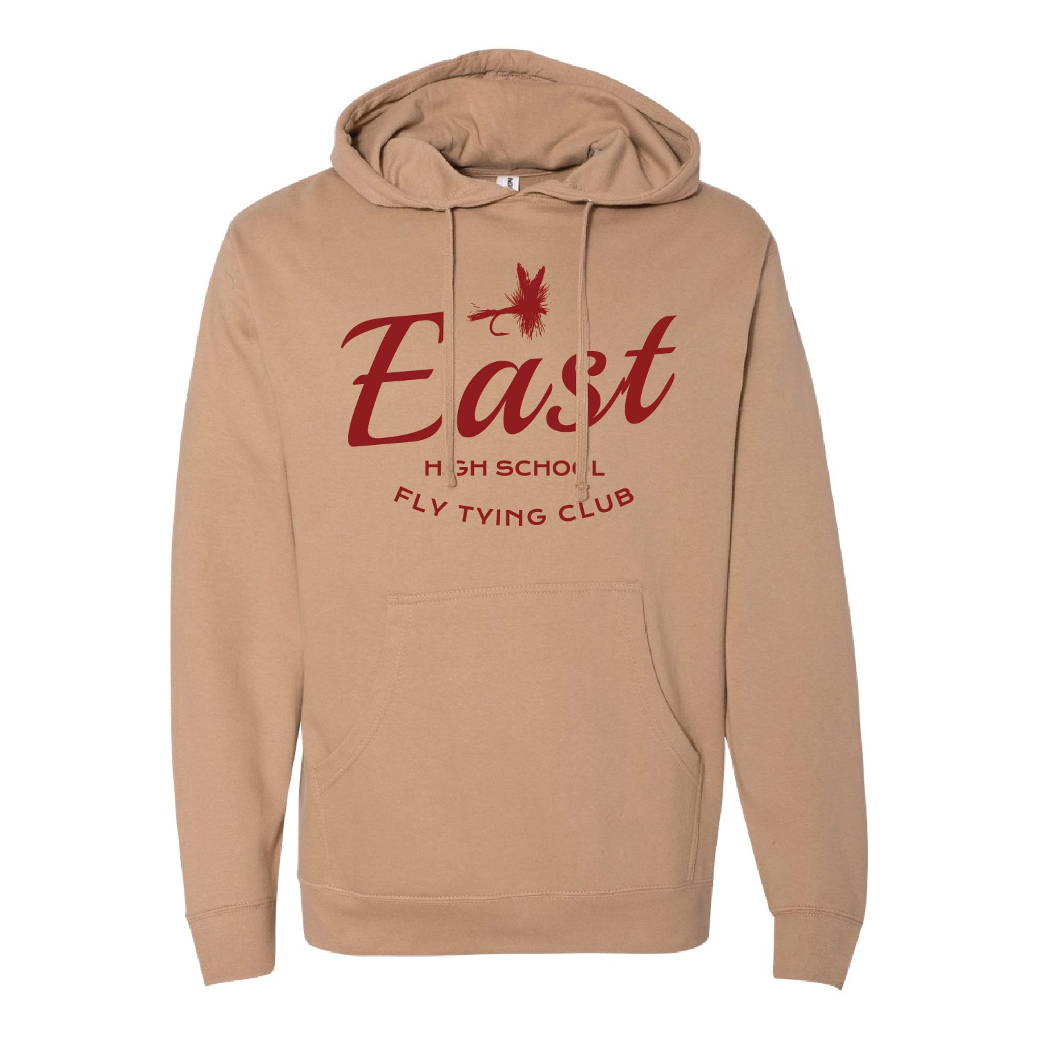 Duluth East Fly-tying Club Unisex Midweight Hooded Sweatshirt - DSP On Demand