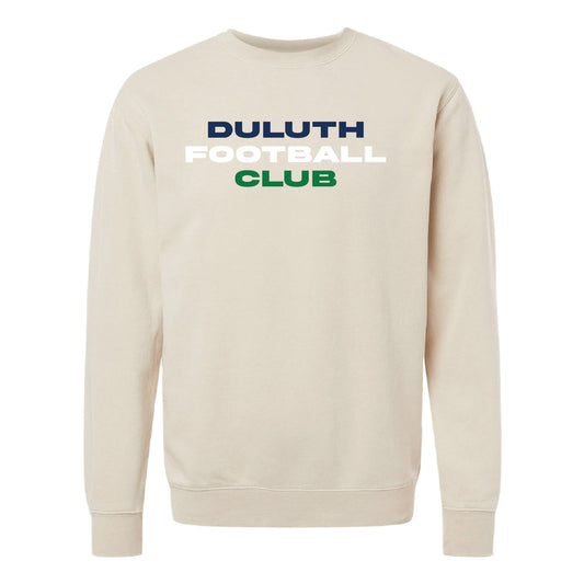 Duluth FC Unisex Midweight Pigment-Dyed Crewneck Sweatshirt 1 - DSP On Demand