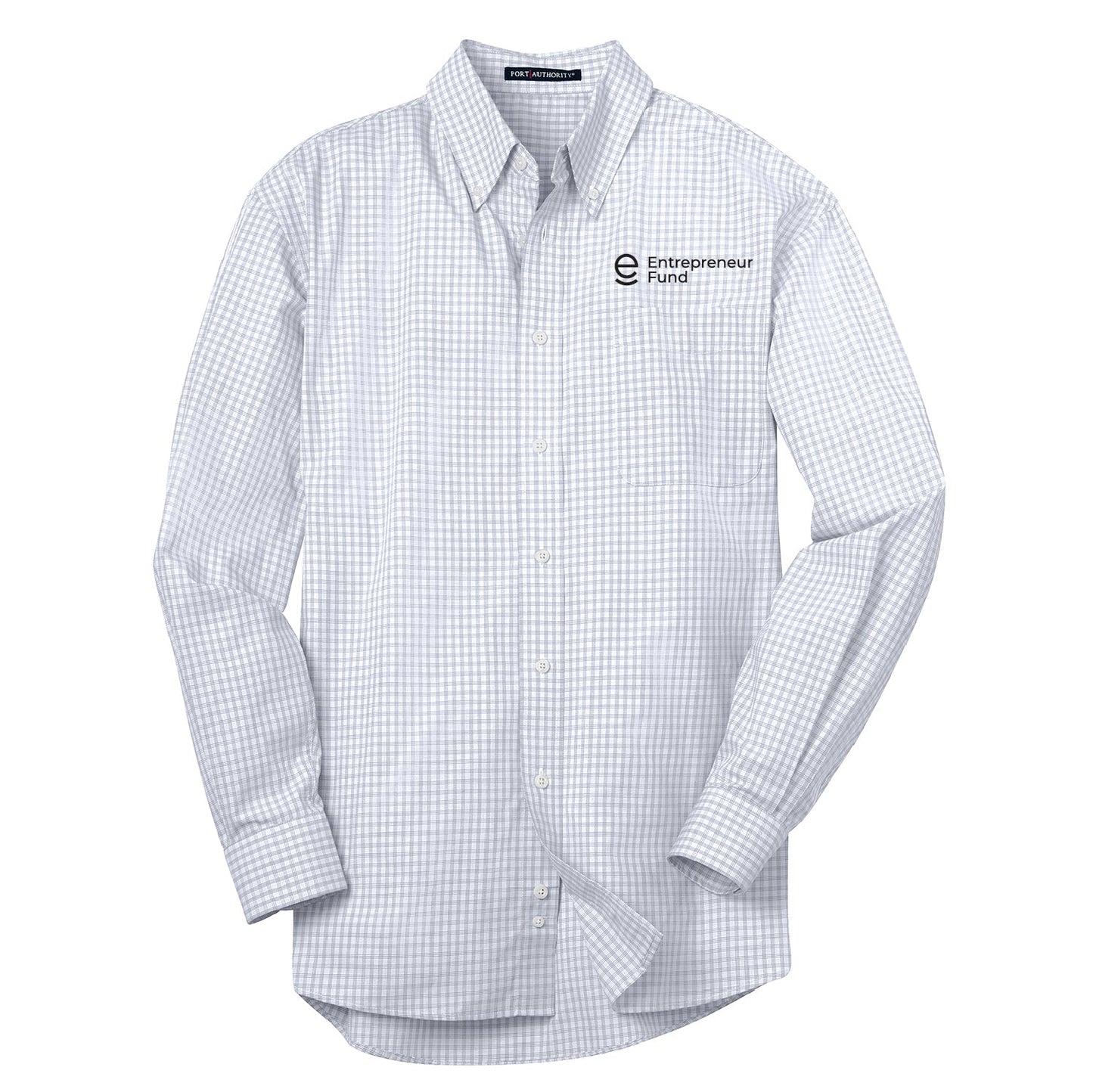 Entrepreneur Fund Plaid Pattern Easy Care Shirt - DSP On Demand