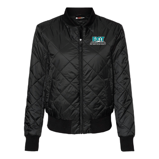 Exit Northstar Realty Women's HeatLast™ Quilted Packable Bomber - DSP On Demand