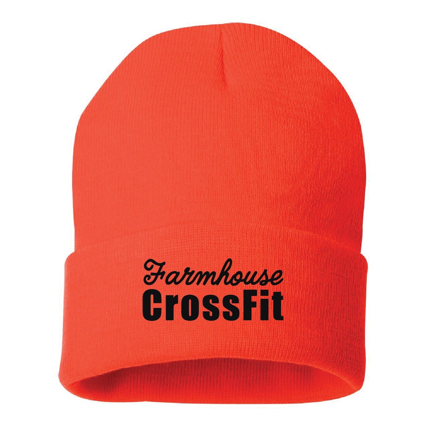 Farmhouse Crossfit Solid 12" Cuffed Beanie - DSP On Demand