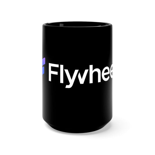 Flywheel Black Mug 15oz - DSP On Demand