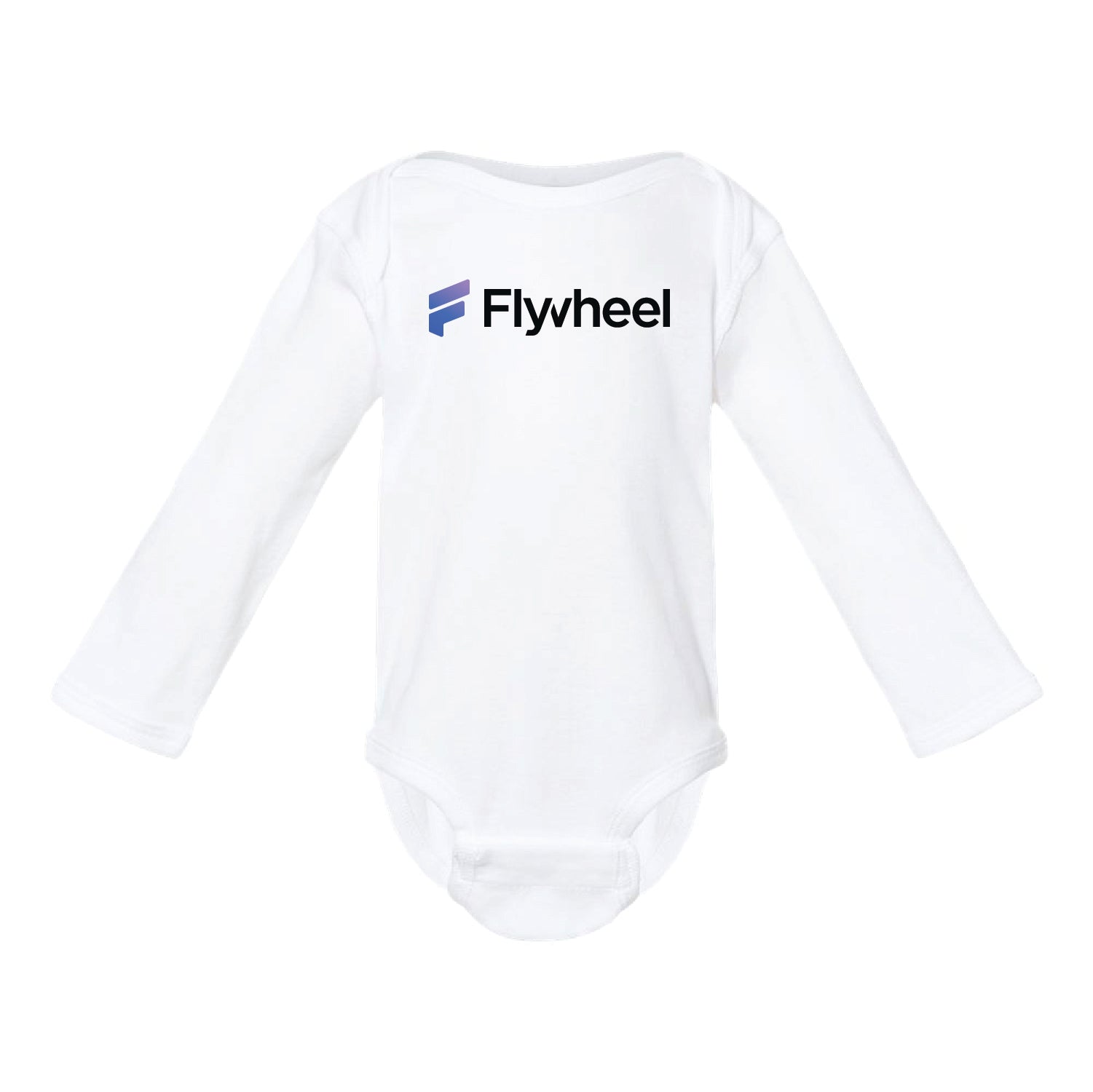 Flywheel Infant Long Sleeve Baby Rib Bodysuit - DSP On Demand