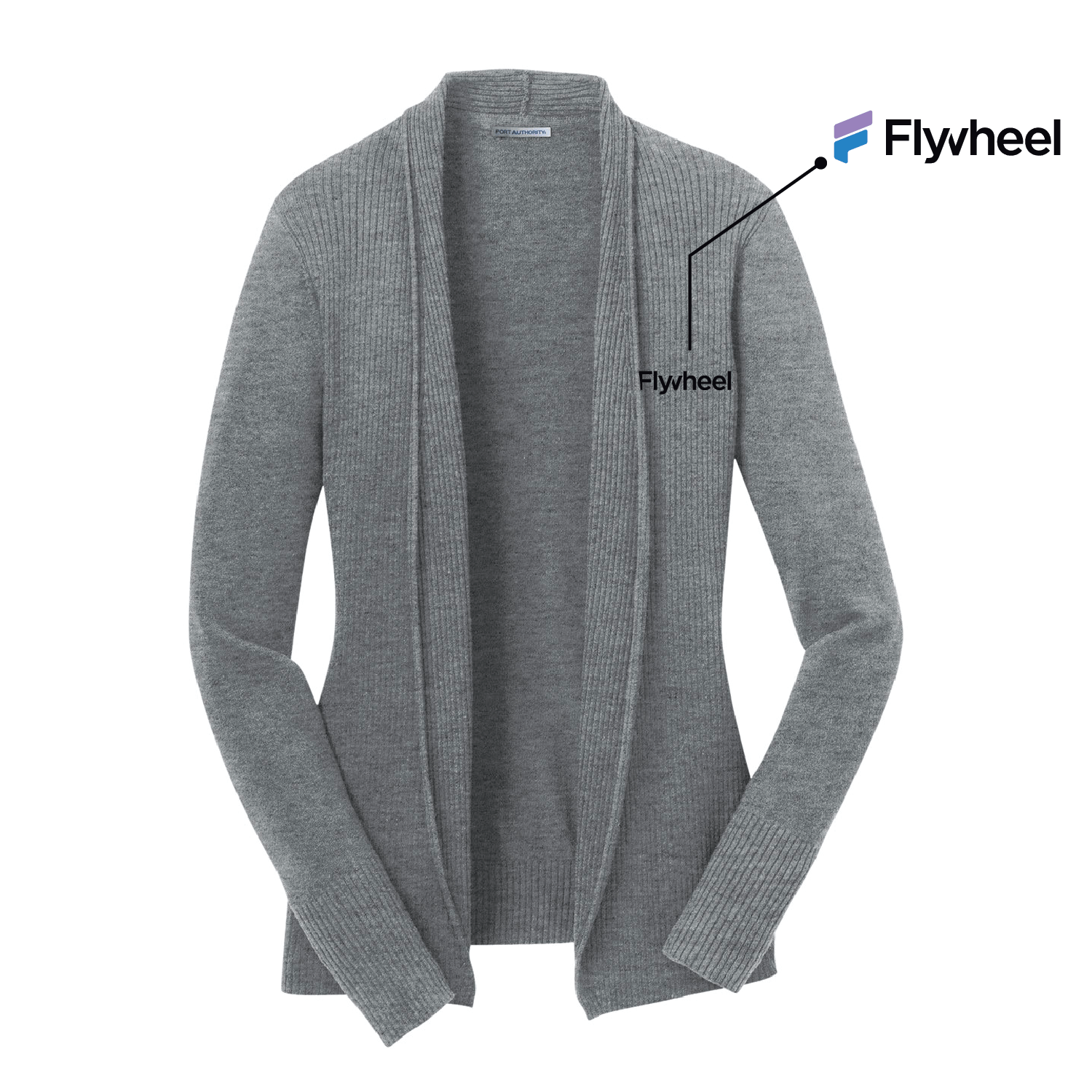 Flywheel Ladies Open Front Cardigan Sweater - DSP On Demand