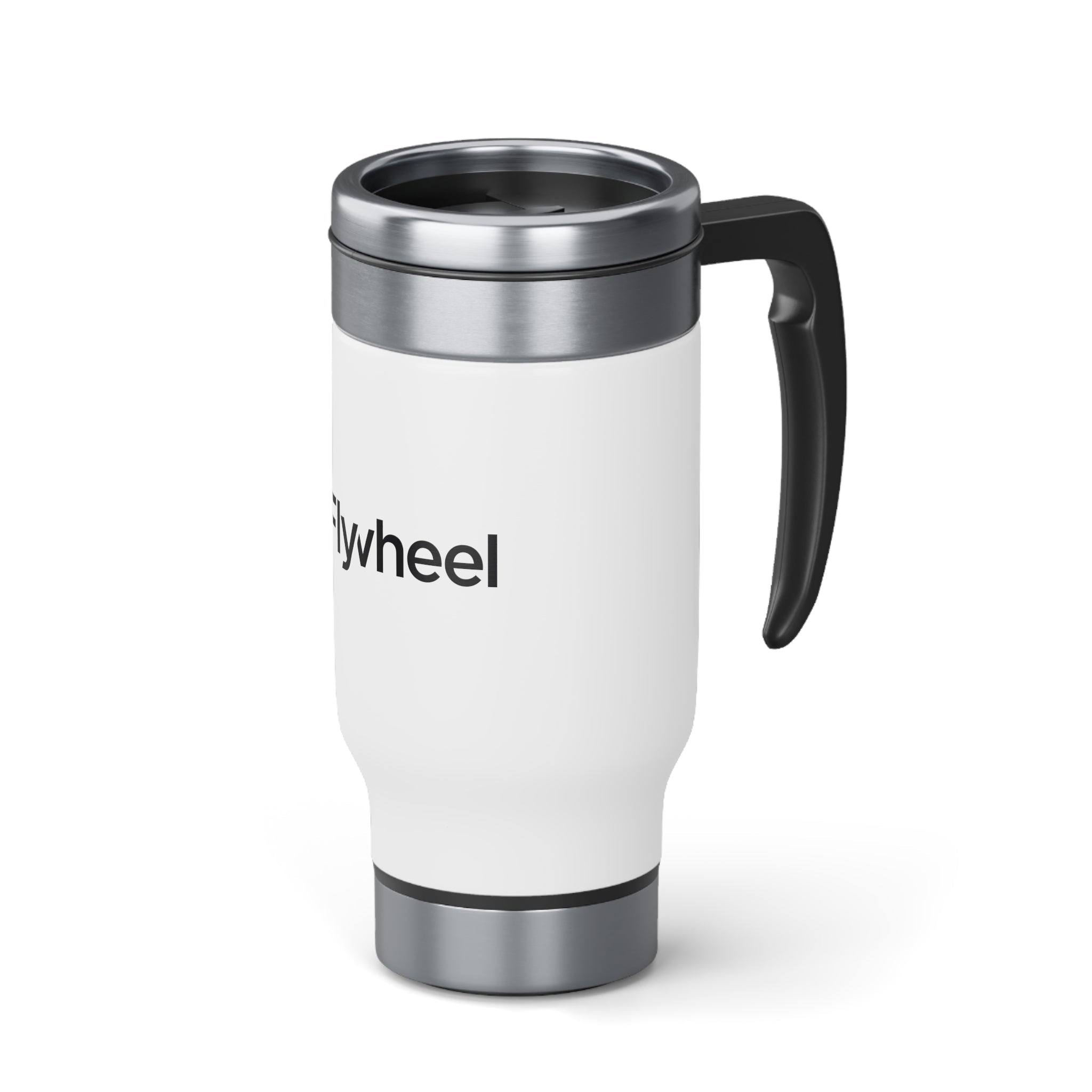 Flywheel Stainless Steel Travel Mug with Handle, 14oz - DSP On Demand