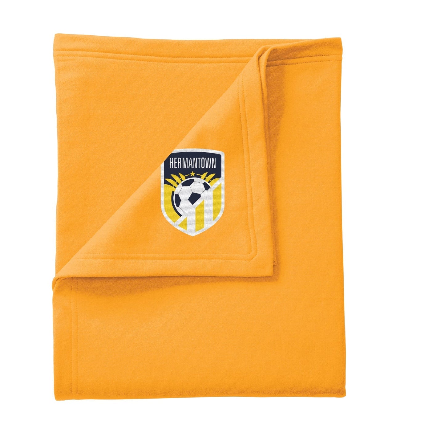 Hermantown Soccer Core Fleece Sweatshirt Blanket - DSP On Demand