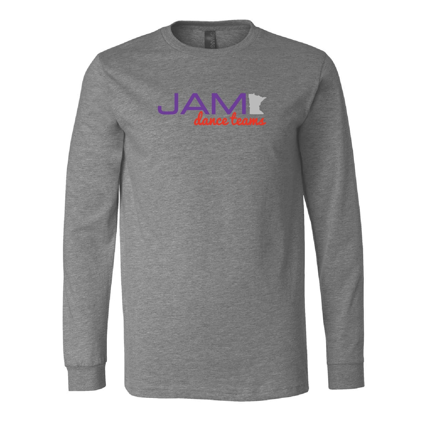 JAM Dance Team Unisex CVC Heathered Long Sleeve Tee - DSP On Demand