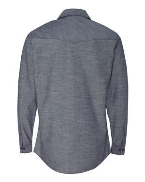 LSAG Burnside Men's Chambray Long Sleeve Shirt - DSP On Demand