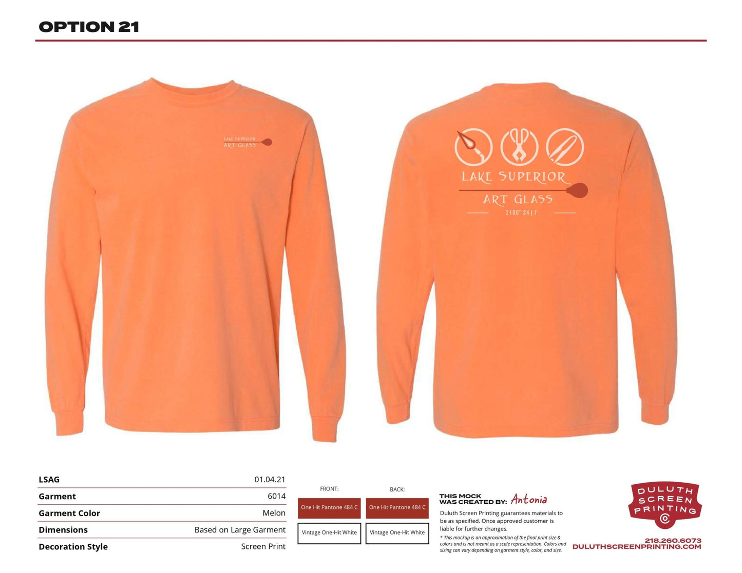 LSAG Comfort Colors Heavyweight Ring Spun Long Sleeve Tee - DSP On Demand