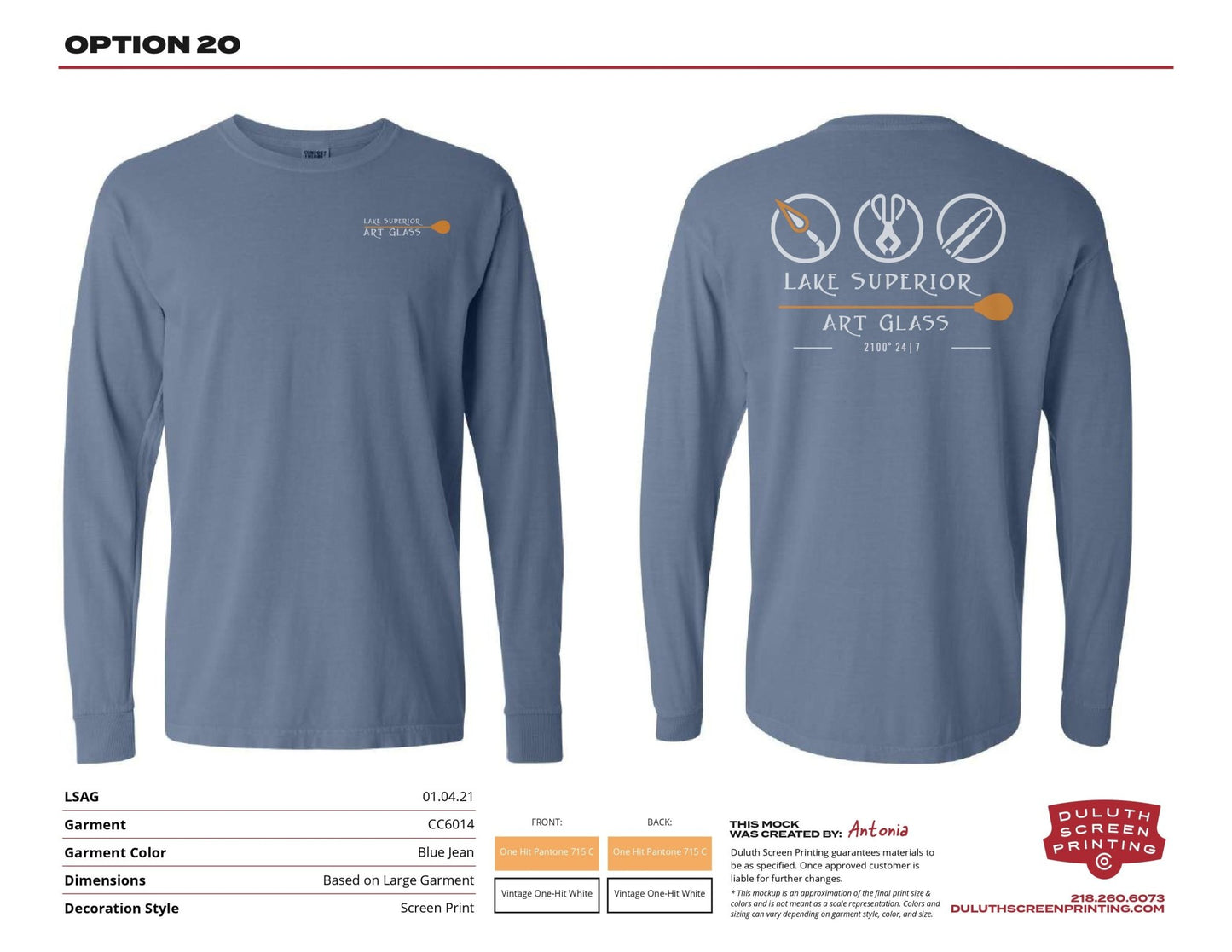 LSAG Comfort Colors Heavyweight Ring Spun Long Sleeve Tee - DSP On Demand