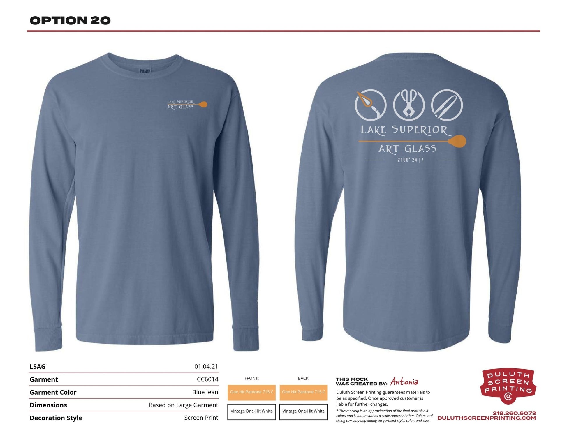 LSAG Comfort Colors Heavyweight Ring Spun Long Sleeve Tee - DSP On Demand