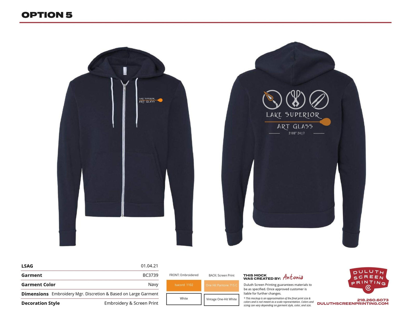 LSAG New Logo Bella + Canvas Unisex Full-Zip Hooded Sweatshirt - DSP On Demand