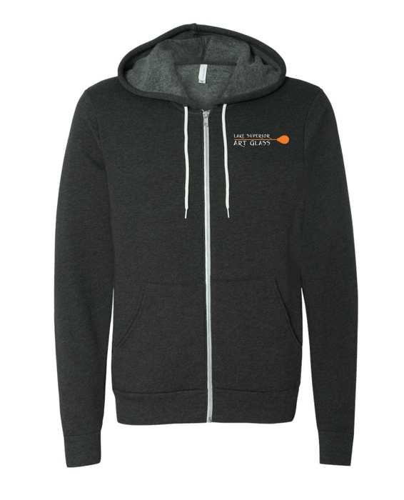 LSAG New Logo Bella + Canvas Unisex Full-Zip Hooded Sweatshirt - DSP On Demand