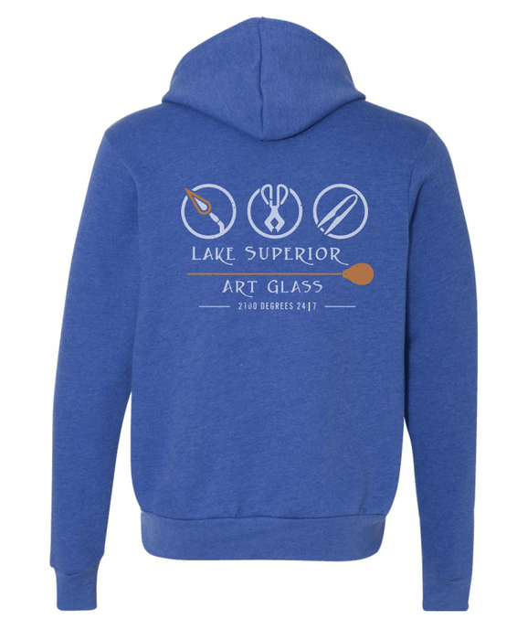 LSAG New Logo Bella + Canvas Unisex Full-Zip Hooded Sweatshirt - DSP On Demand
