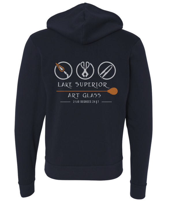LSAG New Logo Bella + Canvas Unisex Full-Zip Hooded Sweatshirt - DSP On Demand