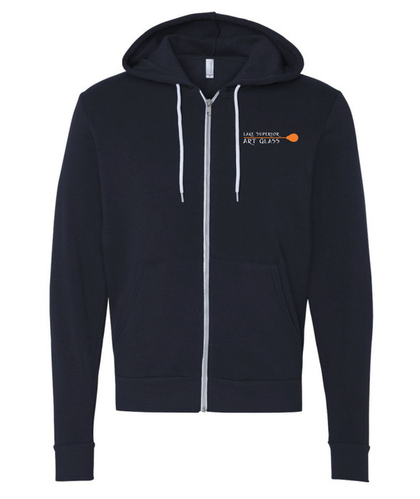 LSAG New Logo Bella + Canvas Unisex Full-Zip Hooded Sweatshirt - DSP On Demand