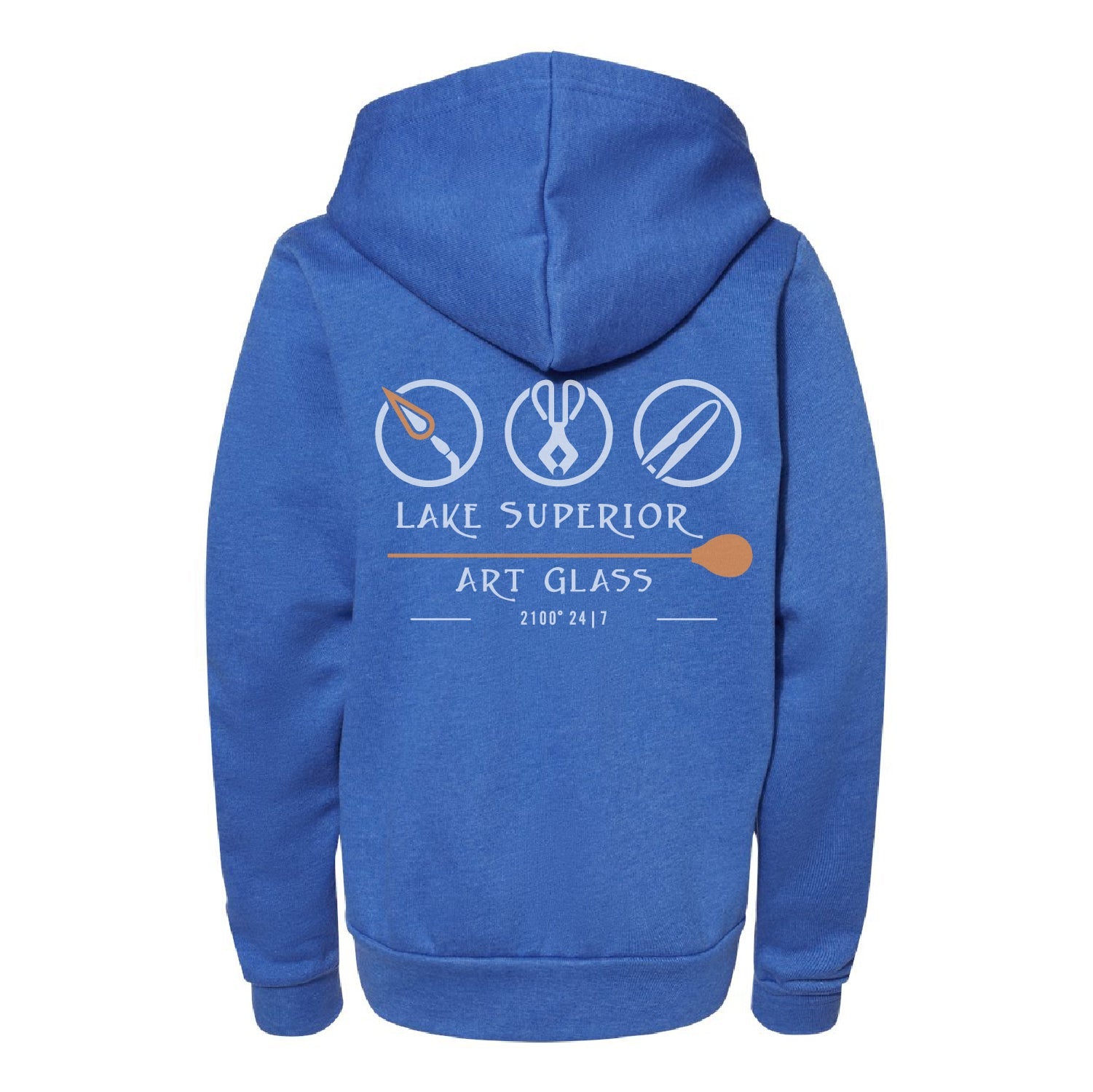 LSAG Youth Sponge Full Zip Hoodie - DSP On Demand